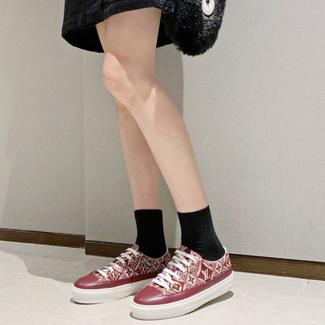 루이비통 여성용 스니커즈 M0364 버건디